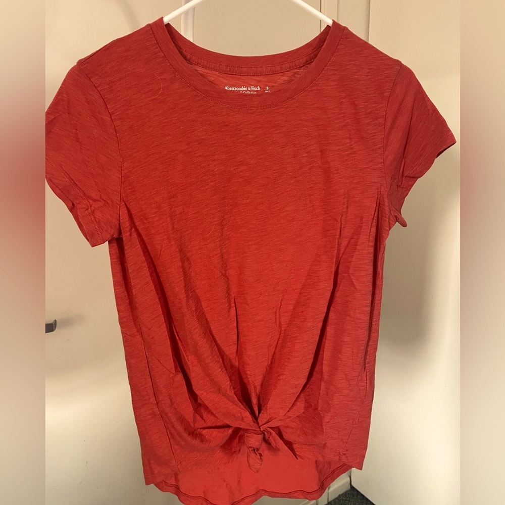 Small Orange Abercrombie & Fitch Casual Shirt